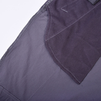 Shorts de randonnée pour hommes imperméables et coupe-vent en nylon et élasthanne tissé respirant de haute qualité, extensibles dans les quatre sens avec fermeture éclair