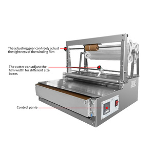 Machine <span class=keywords><strong>d</strong></span>'emballage sous film rétractable électrique économique et efficace, manuelle, pour boîtes de parfum, cosmétiques, cadeaux, boissons, scellage thermique - Product Image 3
