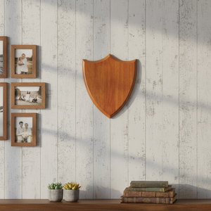Insegna da Parete in Legno PLAQUE Chiaro 200X250X15mm - Product Image 3