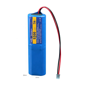 Pack de batteries lithium-ion rechargeables 18650 2S2P 7,4V 6400mAh 6,4Ah avec connecteur XH2.54mm 2P pour appareils à forte consommation d'énergie - Product Image 2