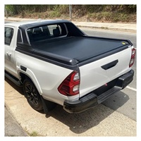 Couverture de benne électrique rétractable noire pour Hilux N80 SR SR5 2015 à 2025 pour Revo Rocco Double Cab Pickup Tr
