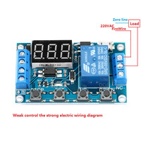 Module de relais miniature SLS avec indicateur LED, circuit de temporisation numérique à retard, capacité 10A, DC 5V/12V/24V, interrupteur scellé à déclenchement