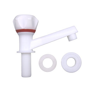 Robinet de lavabo de salle de bain ou de cuisine classique à poignée unique, monté sur le plan, en plastique, 1/2 pouce - Product Image 5