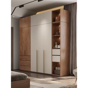 Armoire autoportante économique et moderne <span class=keywords><strong>Porte</strong></span> en MDF Design simple Vestiaire de couleur assortie pour petit atelier Armoire <span class=keywords><strong>pliante</strong></span> - Product Image 2
