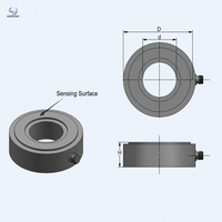 Sensor Gaya Piezoelektrik Seri F1 Sensuoer, Load Cell Kuarsa 5kN-2000kN, Pengukuran Gaya Benturan Dinamis, IP67, Dilas Laser