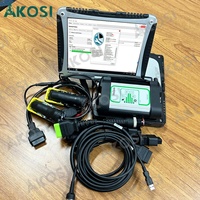 Outil de diagnostic d'ingénierie robuste pour la programmation VOCOM 1, câble de test ECU, outil de diagnostic de camion + ordinateur portable CF19