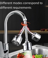 Durable ABS rotatif barboteur robinet Extender pulvérisateur économie d'eau robinet adaptateur Flexible Splash cuisine robinet accessoires