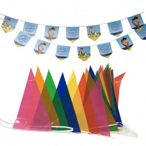 Custom Cheering String Flag Coated Paper String Bunting Flag Decorations Bunting Flag - Product Image 1