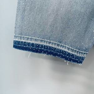 Shorts en jean pour homme de haute qualité, en coton lourd mélangé, marque de mode américaine EMOTIONS, style rétro, ample, vêtements de rue - Product Image 5