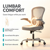 Silla Moderna para Sala de Estar, Diseño Ergonómico, Soporte Lumbar Ajustable, Respaldo Giratorio Ligero, Asiento Cómodo, Ecológica, para Hotel