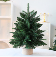 Künstlicher PE-Weihnachtsbaum mit dichten, realistischen Kiefernzweigen, verschiedene Größen, vorbeleuchtet mit warmen LED-Lichtern, für Innenräume, Zuhause, Partys und Feiertagsdekoration