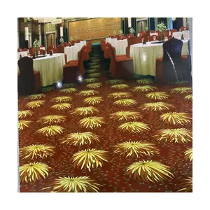 One-Stop Carpet Factory 3D Printed Hotel Casino Floor Carpet Istanbul Customer Commercial Axminster Custom Carpets For Tradeshow