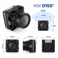 Kamera FPV Kompak RunCam Robin 3 1200TVL Analog Cahaya Rendah Lensa Sudut Lebar 4:3 Bersertifikasi CE/FCC untuk Drone Balap Quadcopter