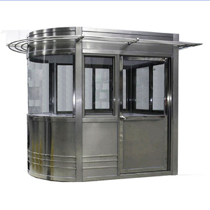 บ้านพักยามเหล็กกล้าไร้สนิม 304 ดีไซน์อุตสาหกรรม สำหรับรักษาความปลอดภัย - Product Image 1