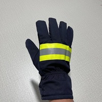 Sarung Tangan Pemadam Kebakaran Tahan Api dan Terisolasi, Anti Potong, Anti Bakar, Tahan Aus, Sarung Tangan Keselamatan Kerja untuk Pemadam Kebakaran, Penggunaan Darurat Penyelamatan Kebakaran
