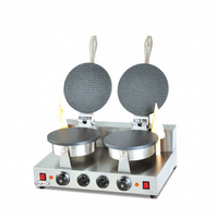 Machine à gaufres standard commerciale, machine à cornets de crème glacée, gaufrier électrique multifonctionnel pour la maison, machine à gaufres Famao