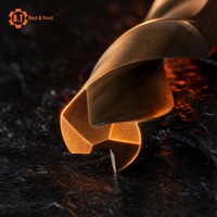 Jeu de forets hélicoïdaux professionnels 5% Cobalt HSS M35 à tige droite entièrement rectifiée pour l'acier inoxydable, 29 pièces