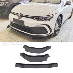 Pour Volkswagen Golf R-Line 8ème génération 21 : Lame de pare-chocs avant aspect carbone, accessoires de protection de carrosserie pour Golf R-Line - Product Image 2