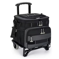 Sac isotherme pliable personnalisé pour 48 canettes, étanche, pour courses, plage, pique-nique, avec roulettes, grande capacité