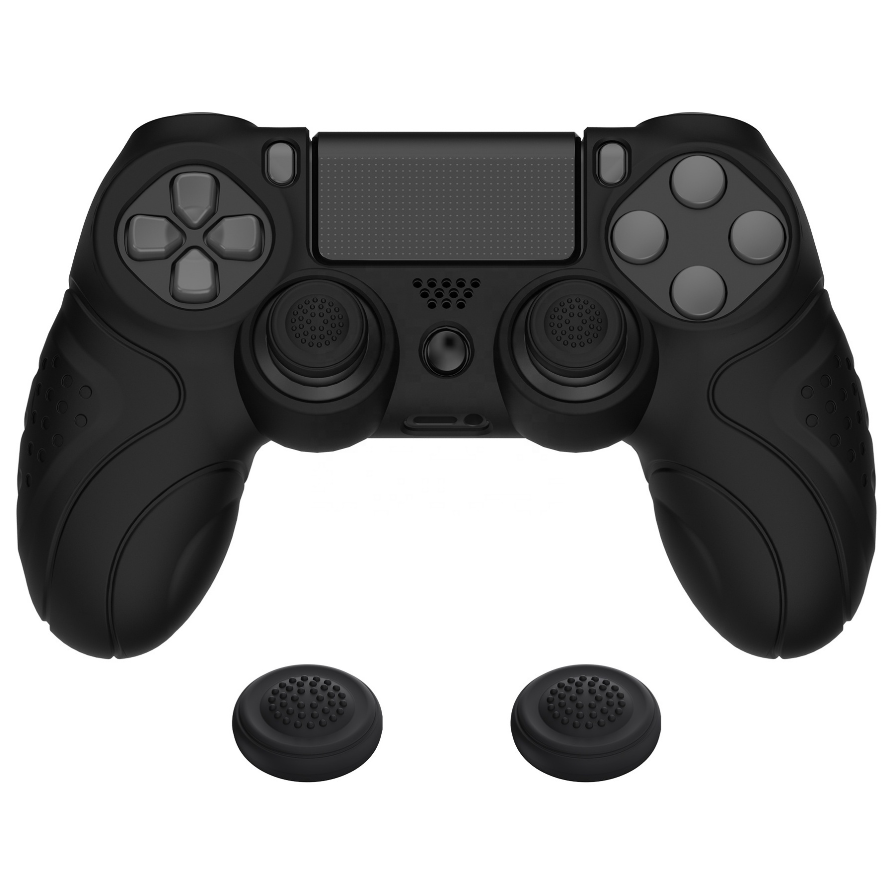 <strong>Custom</strong> Gamepad Joystick Cover Replacement Protector <strong>Shell</strong> Silicone <strong>Controller</strong> Cases for <strong>PS4</strong> Playstation4 Slim Pro <strong>Controller</strong>
