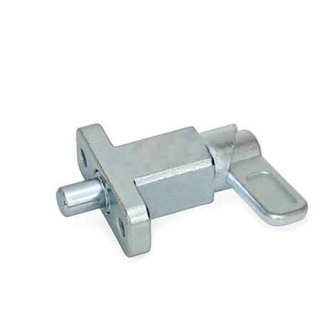 GN 722.2 Right-Hand Spring Bolt with Mounting Flange Bolts Product Category