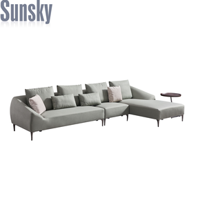 SUNSKY Ghế Sofa Da Có Thể Ngả Phong Cách Thiết Kế Ý Ghế Sofa Da Hình Chữ L Ghế Sofa Phòng Khách Hiện Đại Dòng SF-217 - Product Image 2