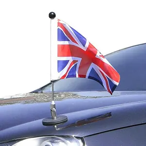 Bandera de coche de sublimación para interiores, banderas de países pequeños para coches y ventanas, fabricación profesional de China