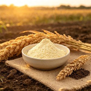 Fabricant chinois de poudre de millet pure, <span class=keywords><strong>farine</strong></span> de millet non sucrée, sans additifs, étiquette privée OEM disponible - Product Image 1