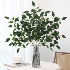 Nuova Pianta Artificiale Verde, Plectranthus a Foglia a Cuore, Baniano Francese in Plastica 80cm, Foglie per Ingegneria Paesaggistica - Product Image 1