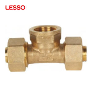 Raccords en T LESSO à propriétés antimicrobiennes naturelles, haute durabilité et résistance à l'usure, <span class=keywords><strong>réducteur</strong></span> en T en cuivre pour raccordement <span class=keywords><strong>de</strong></span> tuyaux - Product Image 3