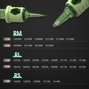 ตลับเข็มสักลายแบบใช้แล้วทิ้ง แพ็คเกจ OEM ปลอดเชื้อ ขายส่ง เข็มแม็กนั่มทรงกลมสำหรับเครื่องสัก - Product Image 6
