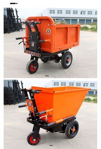 Vente en gros de benne basculante électrique à main d'une capacité de 500 kg pour le transport de matériaux de construction, benne basculante de chantier - Product Image 3
