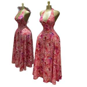 เดรสสายรัดเอวเอวเอวสไตล์วินเทจป้องกันไฟฟ้าสถิตย์สำหรับผู้หญิง2025ฤดูร้อนใหม่ - Product Image 5