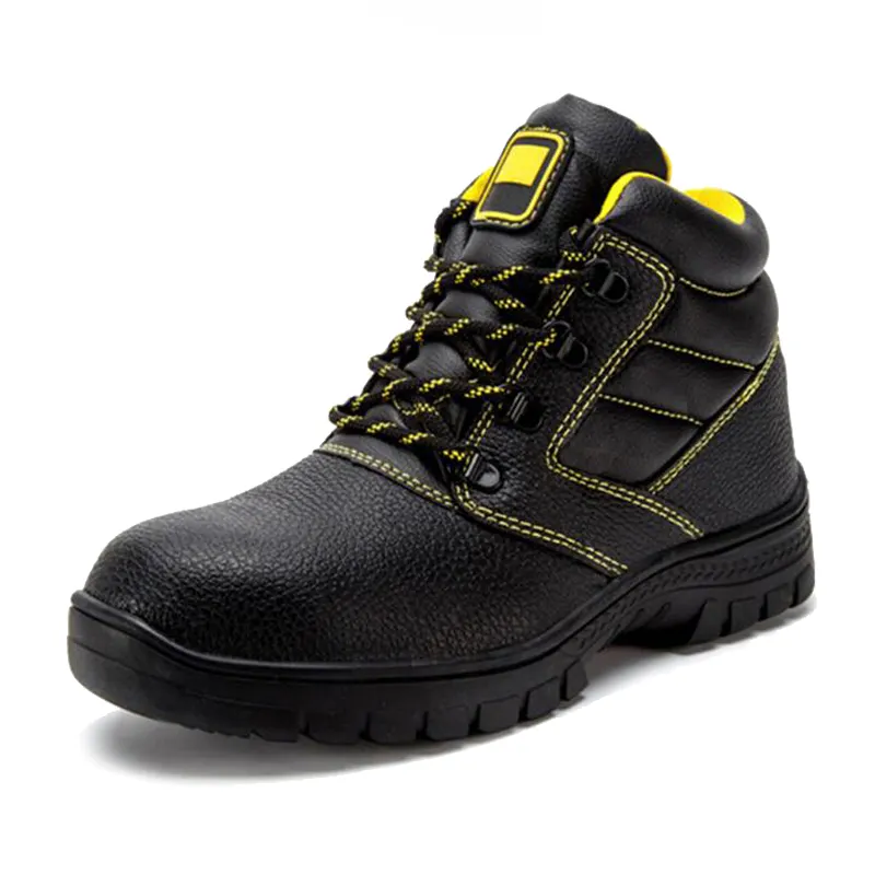 뜨거운 판매 좋은 가격 버팔로 가죽 강철 발가락 저렴한 유명 브랜드 최고의 봉사 안전 신발 제조 업체 RS7525
