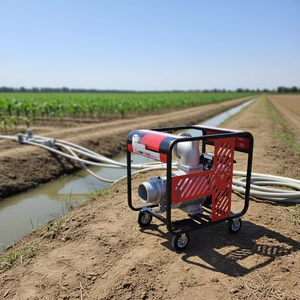 Bomba de Inundación Portátil de 8 Pulgadas de Alto Flujo (200m³/h) para Diésel/Gasolina, Modelo WBS DB8 20, para Riego Agrícola y Rescate en Zonas Inundadas - Product Image 1