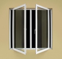 Fenêtres à battants en aluminium Philippines, design moderne, insonorisées, certifiées Energy Star, avec moustiquaire en fibre de verre, à battants