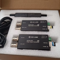Convertisseur de fibre optique SDI LC 20km LC 1 canal données RS485 inversées 1 canal convertisseur de fibre optique 3G-SDI avant