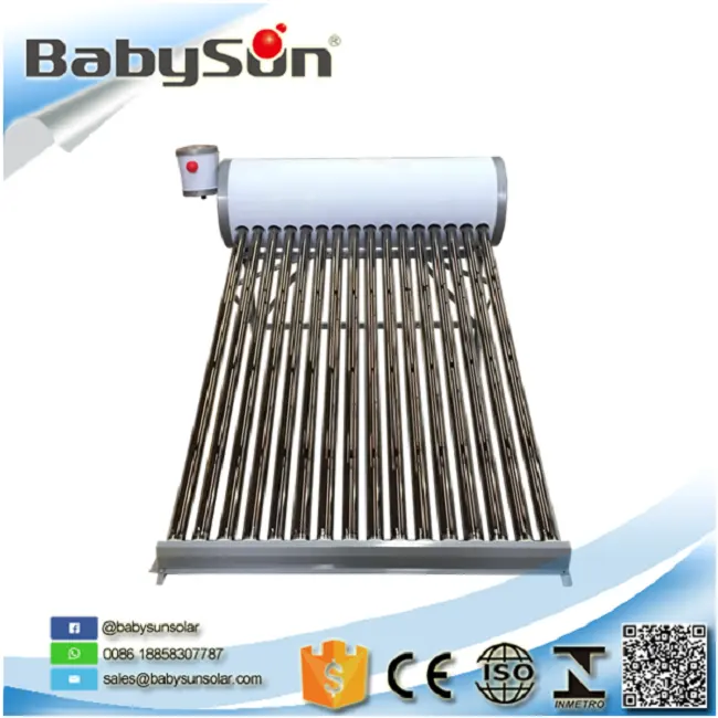 China top 10 solar water heater brands, babysun solar hot water heater