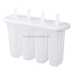 Silicone Ice Cream Popsicle Molds Silicon Reusable Easy Release Ice Pop Make Mold
