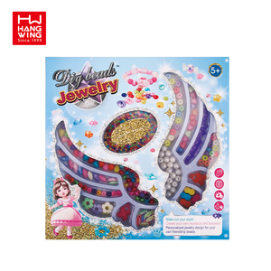 Juguetes de cuentas artesanales <span class=keywords><strong>para</strong></span> niña, Kit de joyería de moda con <span class=keywords><strong>perfil</strong></span> de crayón, Diy, vestido de belleza divertido, abalorio, pulsera, cuerda de mano, 2022 - Product Image 5