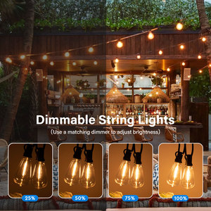 Không thấm nước LED <span class=keywords><strong>String</strong></span> ánh sáng cho trang trí sân vườn st38 IP65 trang trí bóng đèn ánh sáng nhỏ ngoài trời năng lượng mặt trời Powered chiếu sáng - Product Image 4