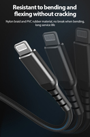 Cable de Carga para Teléfono con Chip C94 Original PD de 30 W, Cable USB C de 8 Pines con Certificación MFI, Cable Trenzado de Nailon Hecho para iPhone/iPad/iPad
