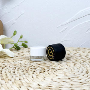 Pot noir brillant résistant aux enfants de taille personnalisée pour l'emballage de fleurs avec couvercle CR - Product Image 3