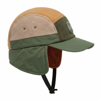 Casquette d'hiver en polaire avec cache-oreilles, coupe-vent, avec sangle sous le menton, 100% polyester, 58-60 cm, unisexe, pour le ski et la randonnée en plein air