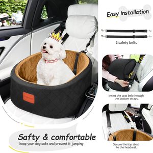 Luxury Car <strong>Dog</strong> <strong>Bed</strong> Seat <strong>Outdoor</strong> Safe Pet Car Booster Seat <strong>Bed</strong> Portable Carrier Travel <strong>Dog</strong> Seat <strong>Bed</strong> - Product Image 6