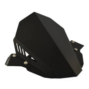 <span class=keywords><strong>Pare</strong></span>-brise pour Yamaha FZ09 MT09 2017-2020 <span class=keywords><strong>Pare</strong></span>-brise en aluminium Déflecteur de flux d'air Viser Visor en verre - Product Image 2