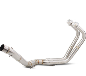 สำหรับ Honda CBR250RR <span class=keywords><strong>CBR250</strong></span> <span class=keywords><strong>RR</strong></span> ปี 2017-2024 ระบบท่อไอเสียแบบสวม  ท่อเชื่อมต่อด้านหน้าแบบดัดแปลง  ขนาด 51 มม. สำหรับปลายท่อไอเสีย - Product Image 1