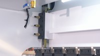 Presse plieuse hydraulique CNC 40T 1600mm 4+1 axes entièrement automatique pour tôles d'aluminium, moteur CE ISO