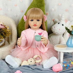Lifereborn Venta caliente promocional 55CM Beb <span class=keywords><strong>Reborn</strong></span> Real Baby Girl Dolls Pintura facial mejorada <span class=keywords><strong>Reborn</strong></span> Baby Dolls - Product Image 3