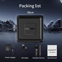 TV Box Android Inteligente 2026 RK3518 Q7 Allwinner H313 2GB 8GB 16GB con Wifi Dual, Bluetooth, Control Remoto por Voz, Android 10, 4K
